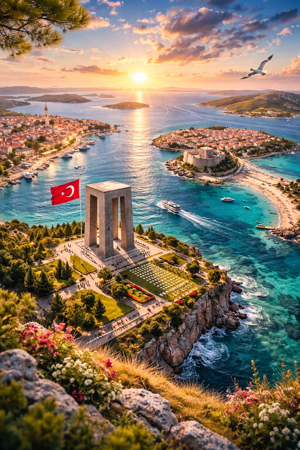 ÇANAKKALE AYVALIK CUNDA ADASI TURU